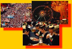 l'Oktoberfest, on s'amuse et on boit beaucoup de bière