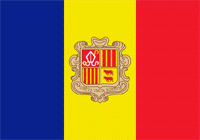 Drapeau de l'Andorre