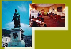 Statue et Musée de Mozart