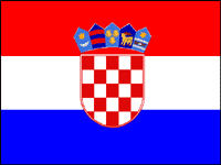 Drapeau de la Croatie