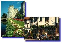 La ville de Canterbury, dans le Sud de l'Angleterre