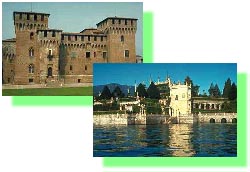Mantua en Lombardie et le Palais Isola Bella sur le Lac Majeur