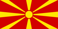 Drapeau de la Macédoine