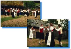 Danses folkloriques à Voss, près de Bergen