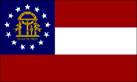 Drapeau de la Géorgie