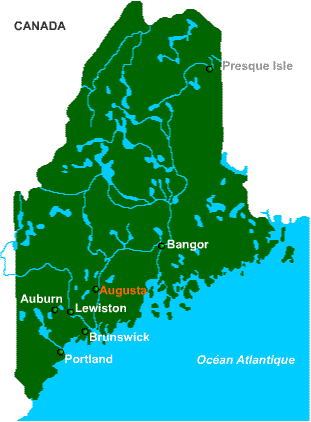 Carte du Maine