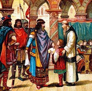 Charlemagne visite les école