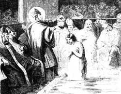 Le Baptème de Clovis à Reims