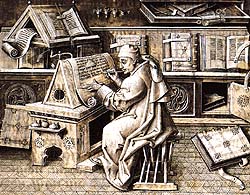 Les moines recopient les livres