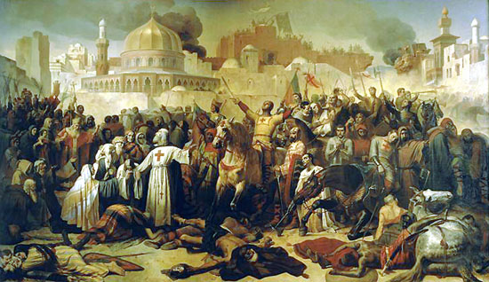 Prise de Jerusalem par les Croisés