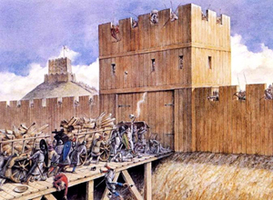 Attaque d'un château fort