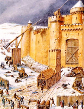 Attaque d'un château fort