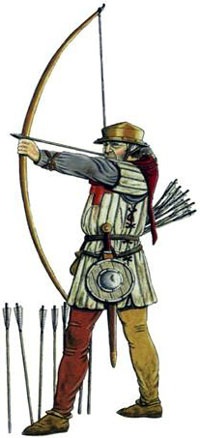 Archer anglais Longbow 
