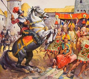 Francisco Pizarro rencontre Atahualpa