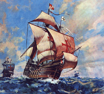 La Niña, la Pinta et la Santa Maria