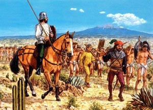 Marche sur Tenochtitlan
