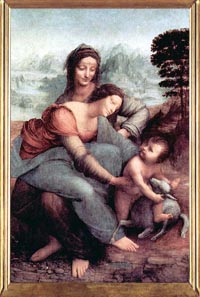 Vierge, enfant Jésus et Ste Anne